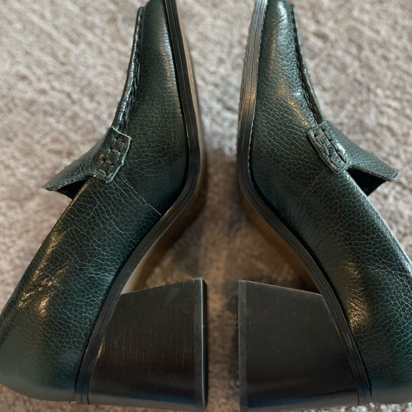 Vince Camuto Segellis Women's Green Leather Block Heel Loafers, Size 8.5 M, NWOT - Picture 12 of 13